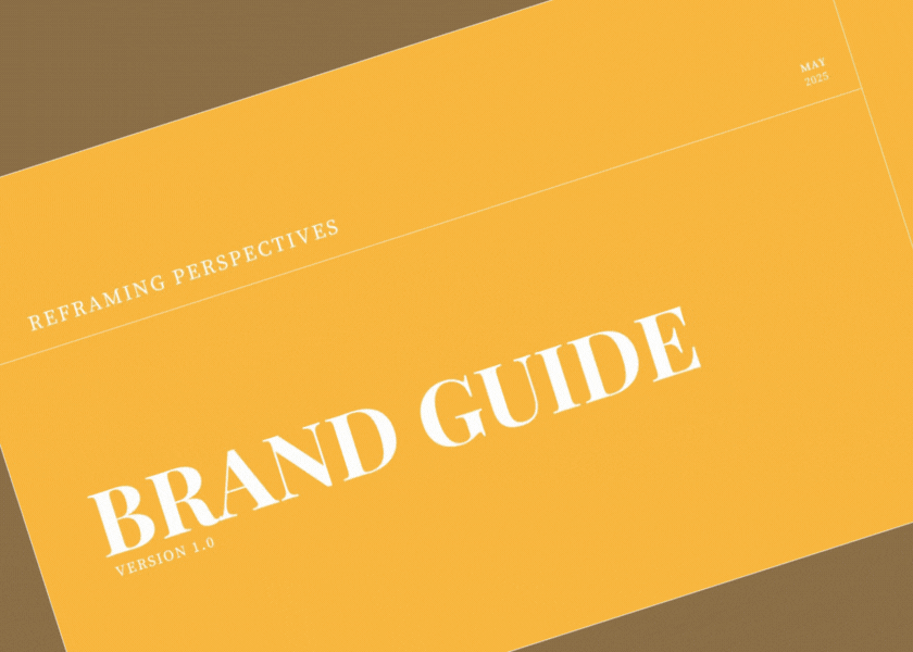 The Substack Brand System Case Study: Reframing Perspectives Brand Guide