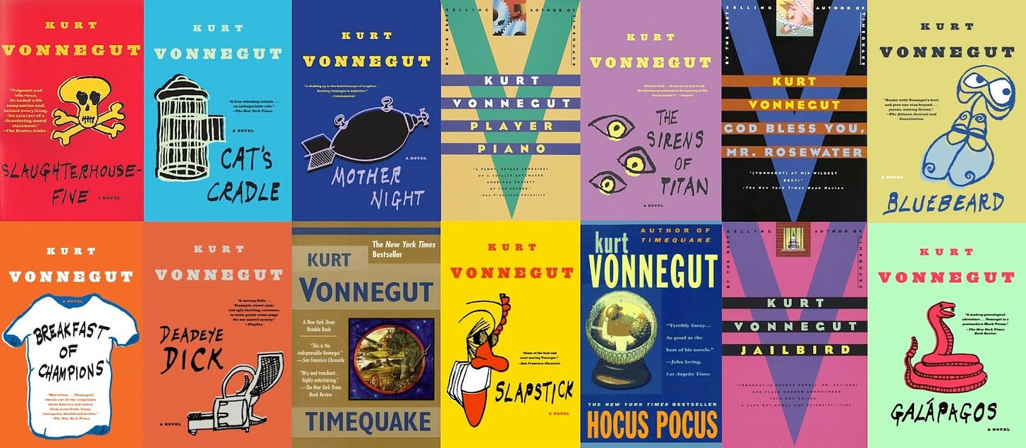 Ranks For Nothing: Ranking Kurt Vonnegut's 14 Novels