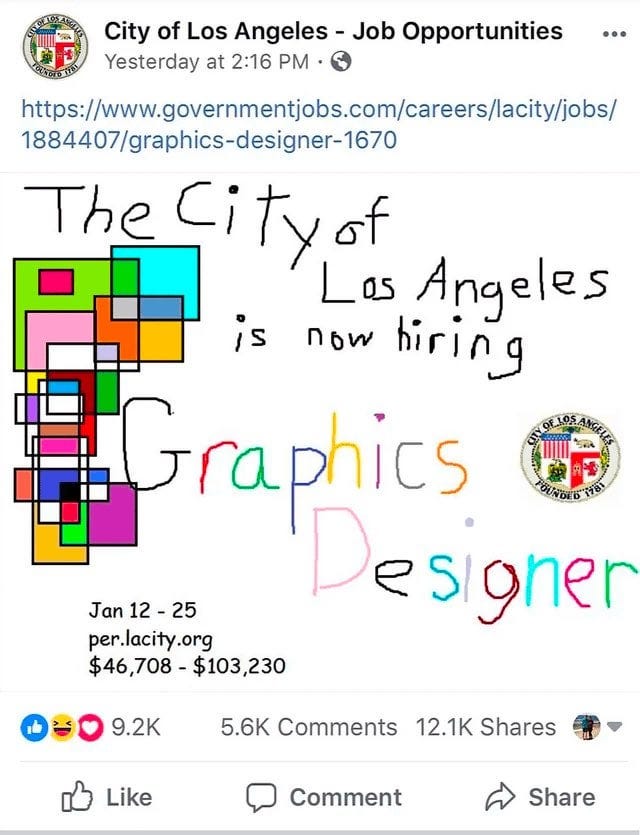 r/AdPorn - Now Hiring a Graphics Designer