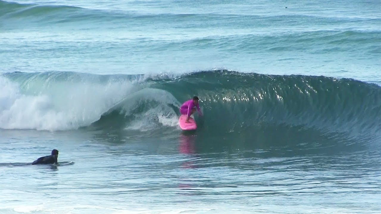 PUMPING surf in Southern California from HURRICANE SERGIO 2018 - RAW -  YouTube