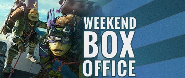 weekend box office weekend tmnt tops