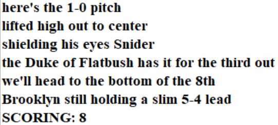 Diamond Mind Baseball Play By Play