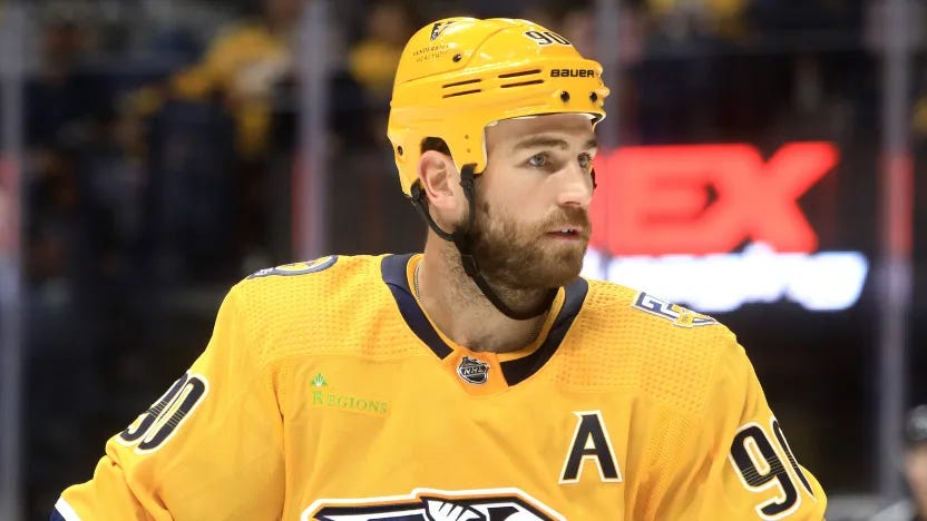 Close-up of ROR in Nashville's home jersey.