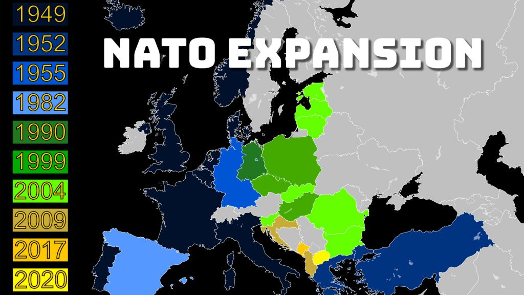 NATO expansion map