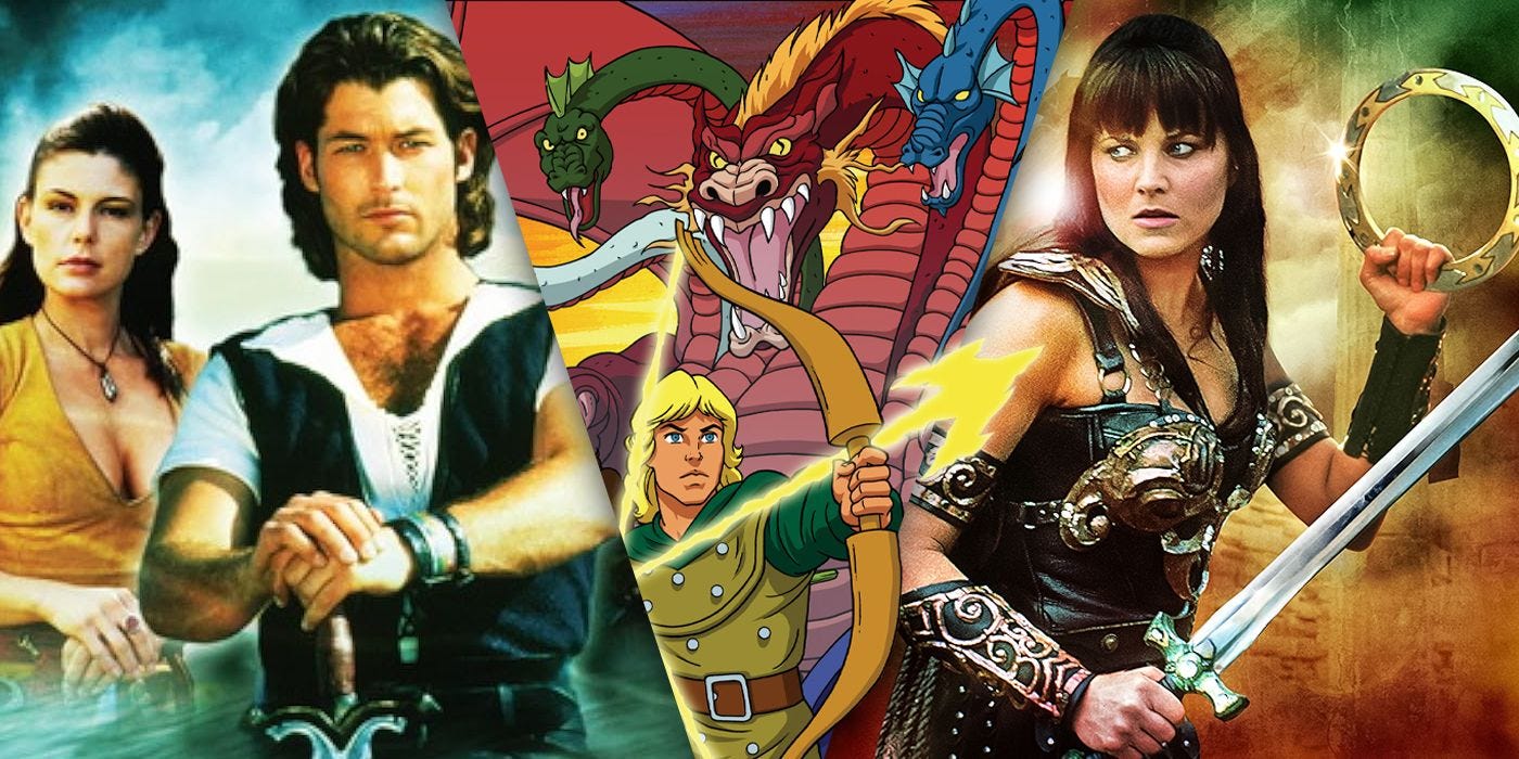 Xena Warrior Princess, The Adventures of Sinbad, Dungeons and Dragons Animated-1