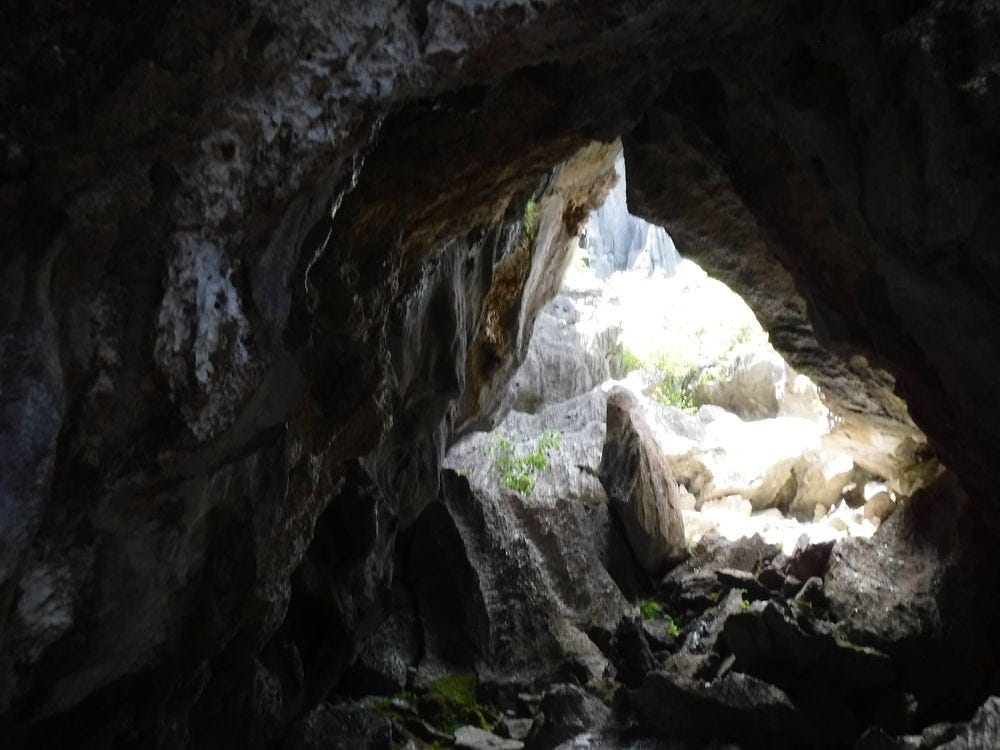 Passages inside Chillagoe Caves