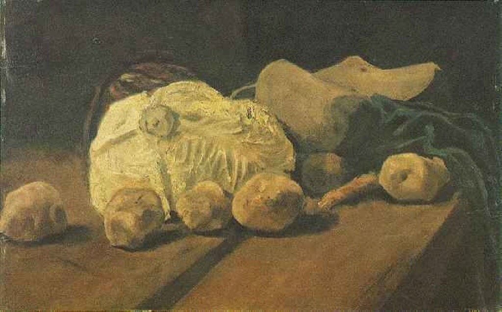 File:Vincent van Gogh - Still Life with Cabbage and Clogs F1.jpg - Wikipedia