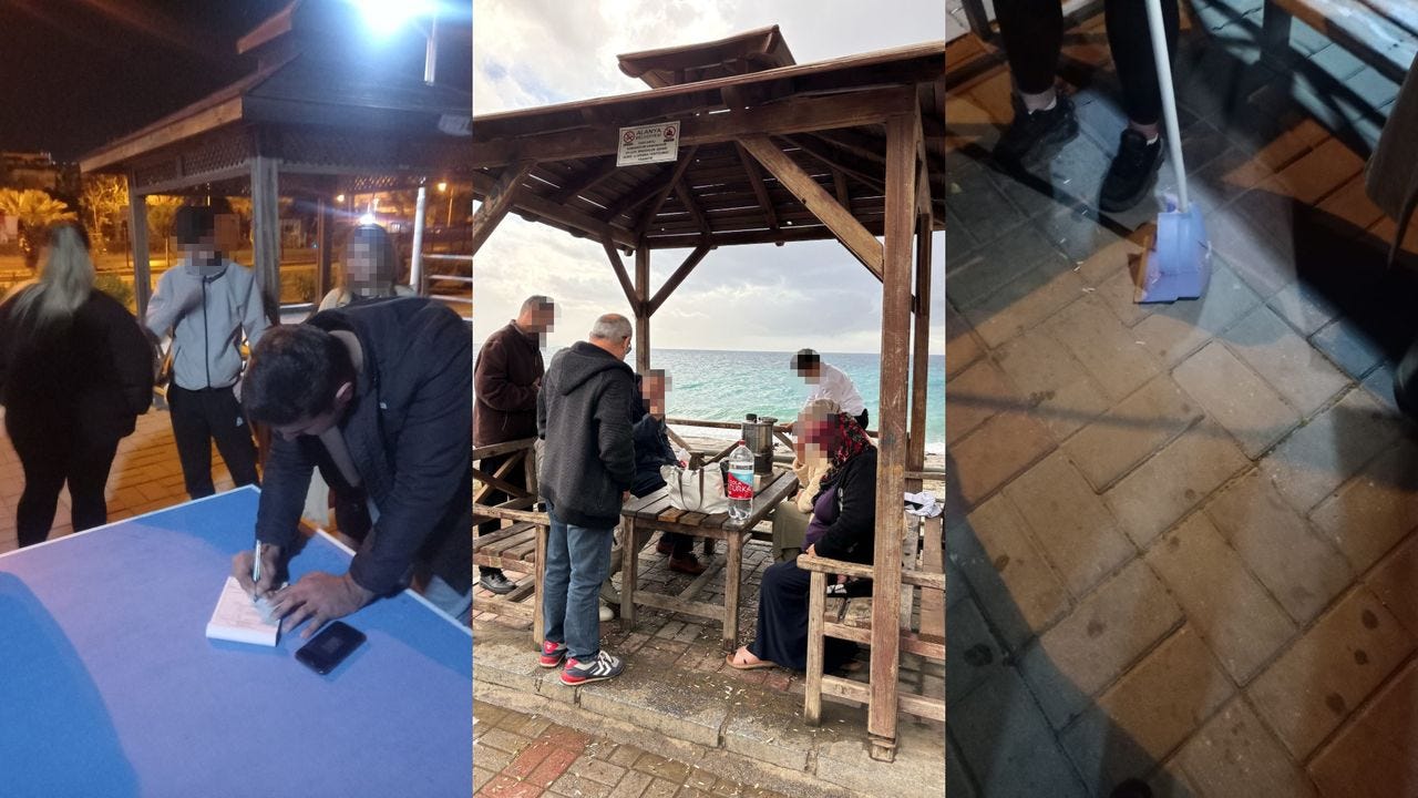 Alanya’da zabıtaya alkış! Hem ceza yediler, hem temizlediler