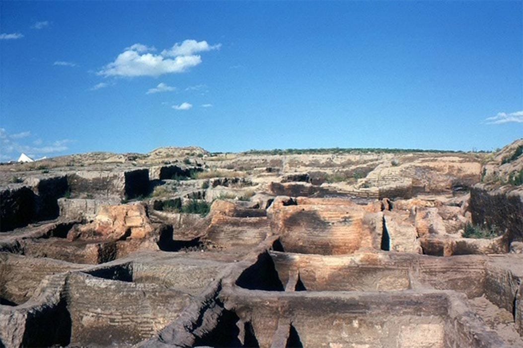 Çatalhöyük after the first excavations. (Omar hoftun/ CC BY-SA 3.0)