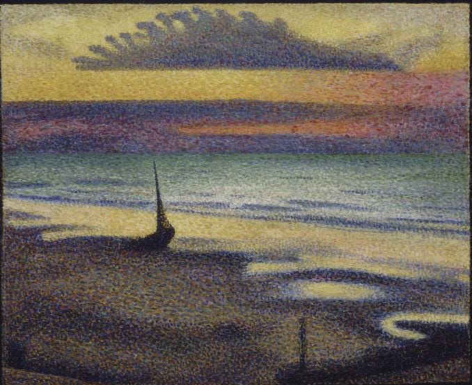 Beach at Heist, c.1891 - Georges Lemmen