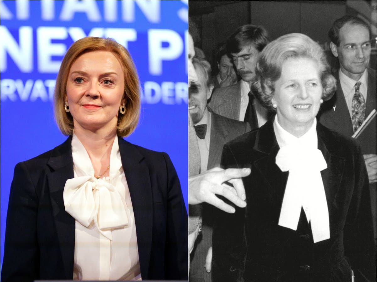 Liz Truss copies Margaret Thatcher's style 'down to last detail' at  leadership debate | The Independent