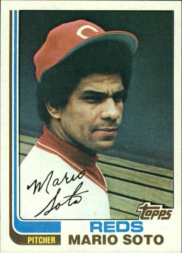 Amazon.com: 1982 Topps Baseball Card #63 Mario Soto : Collectibles & Fine  Art