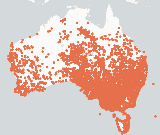 Chenopodium distribution map.png