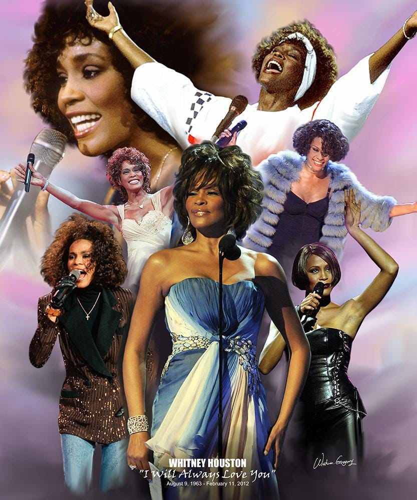 Whitney Houston: I Will Always Love You by Wishum Gregory (Legends) – The  Black Art Depot