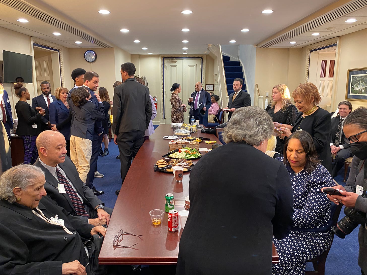 Friends and family of Rep. Jennifer McClellan in the U.S. Capitol