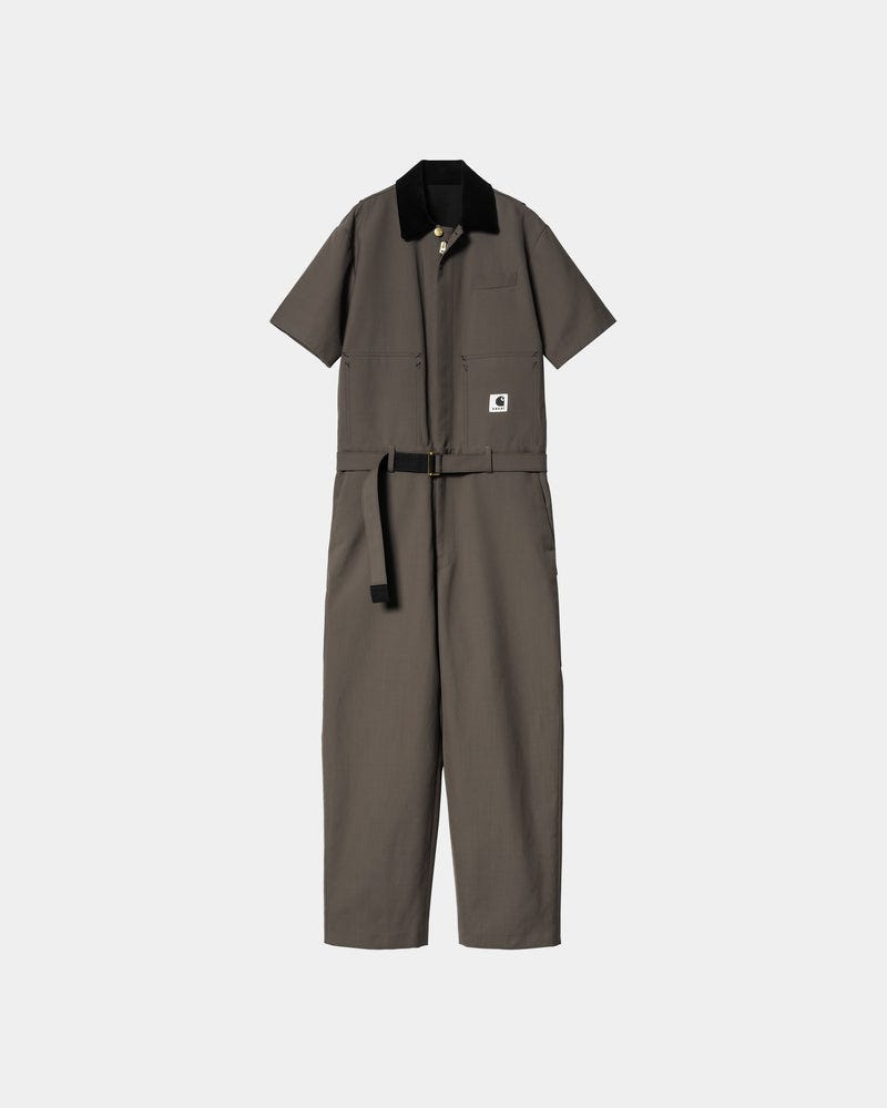 sacai x Carhartt WIP Suiting Bonding Jumpsuit in Taupe