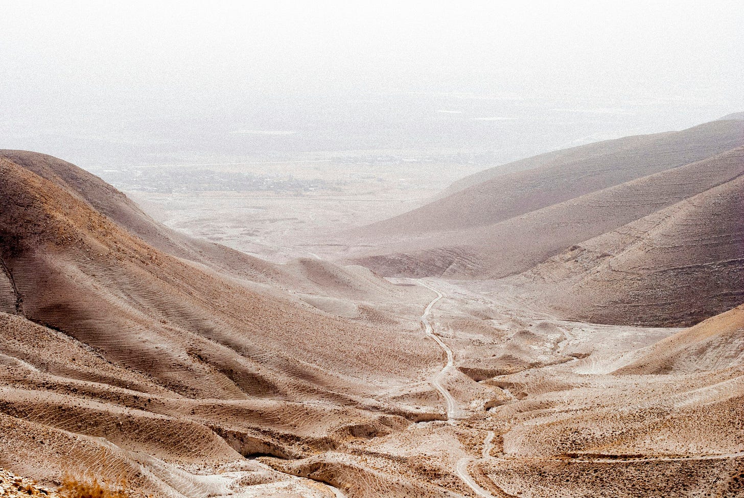 a valley in the desert