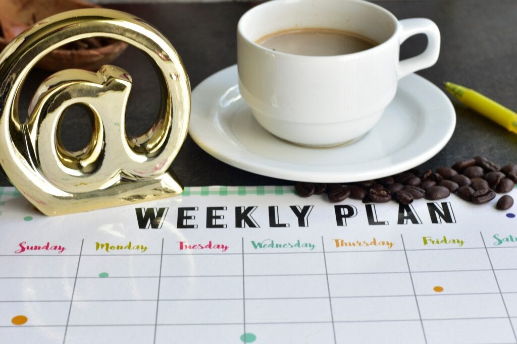 Week plan