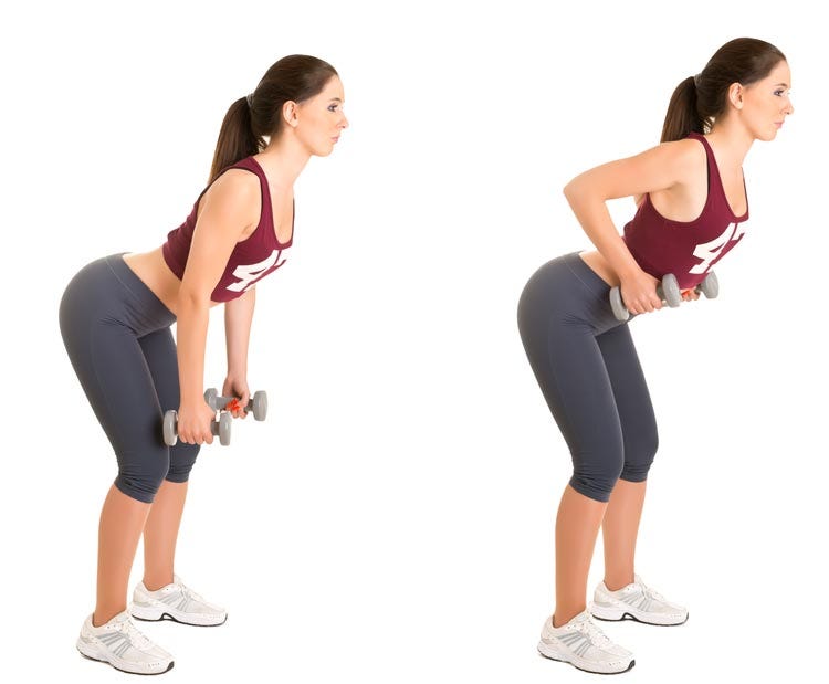 bent over row