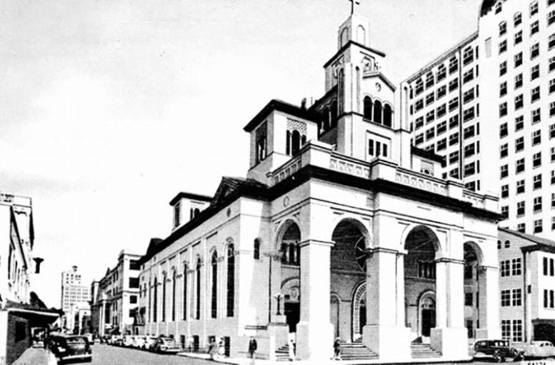 Cover: Gesu Church in 1940s