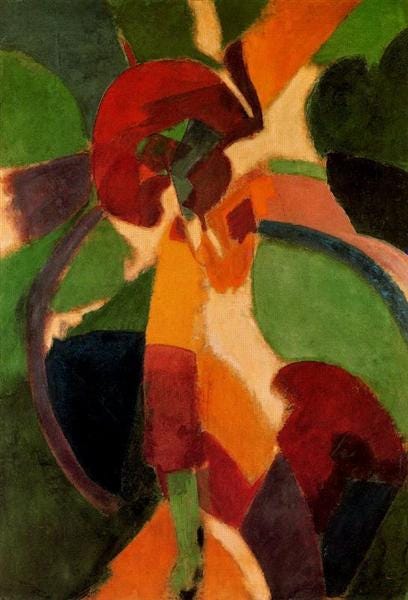 Woman with umbrella. The Parisian, 1913 - Robert Delaunay