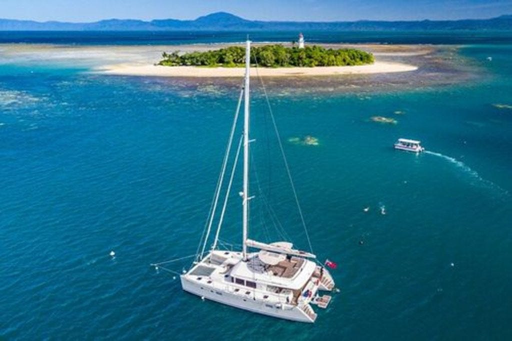 sailing near Green Island Australia