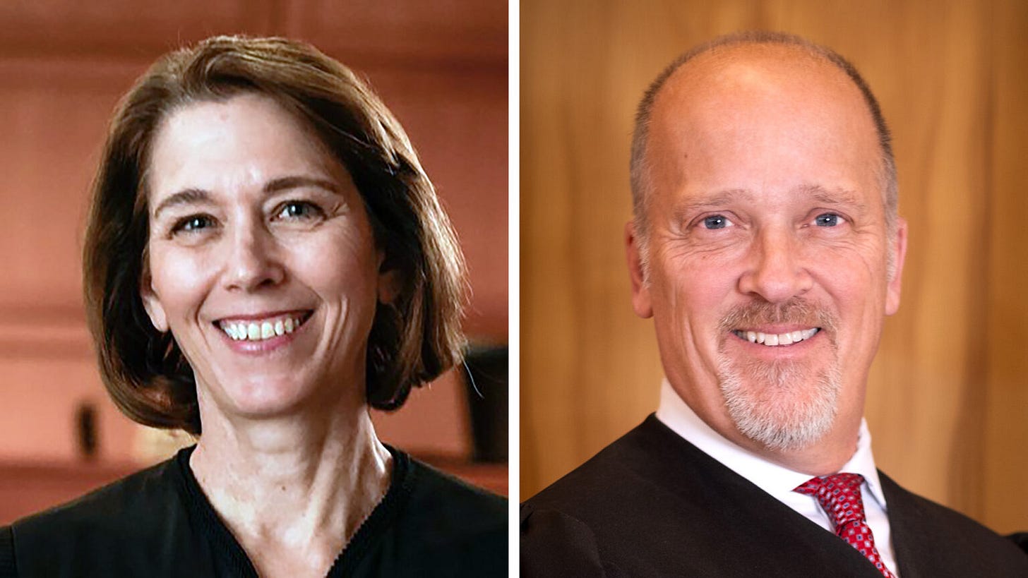 Susan Crawford and Brad Schimel face off in the 2025 election for a Wisconsin Supreme Court seat Susan Crawford and Brad Schimel face off in the 2025 election for a Wisconsin Supreme Court seat