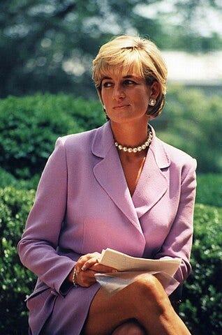 Photo of Princess Diana, the Princess of Wales