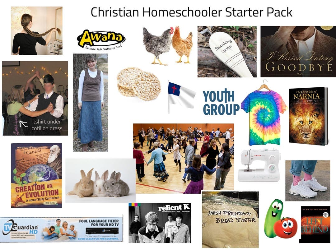 Christian Homeschooler Starter Pack : r/starterpacks