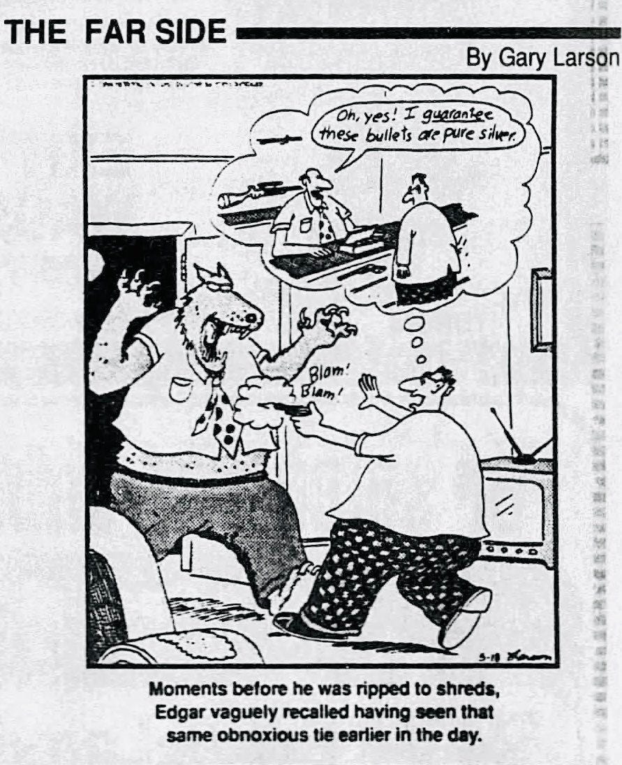 CLASSIC COMIC STRIPS on X: "THE FAR SIDE By Gary Larson 5-18-94  https://t.co/0dWOjHi3bm" / X