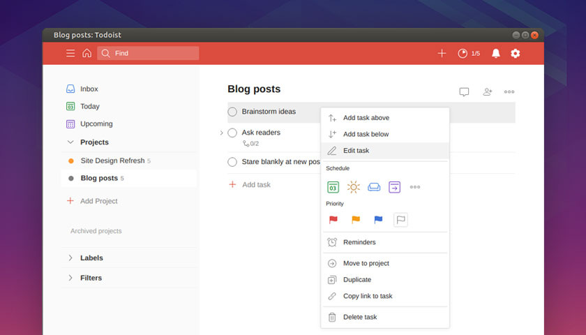There's Now an Official Todoist App for Linux - OMG! Ubuntu