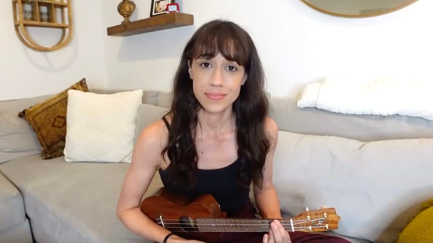 YouTube Star Colleen Ballinger Responds to 'Toxic' Allegations With Ukulele