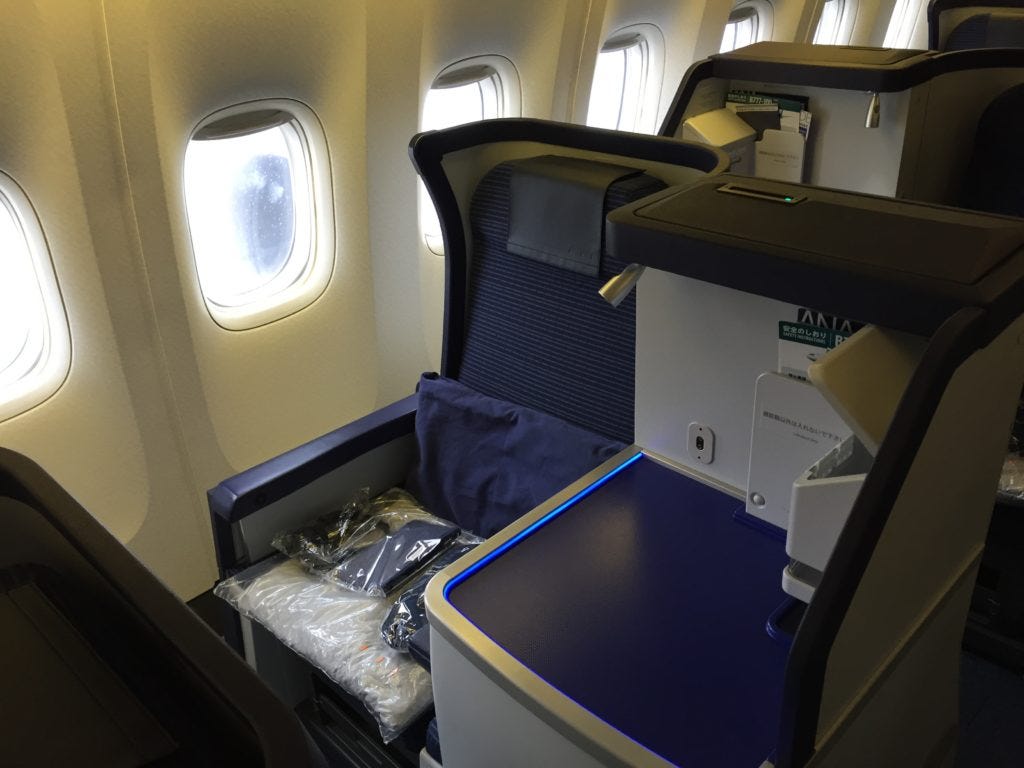 ANA business class θέσεις