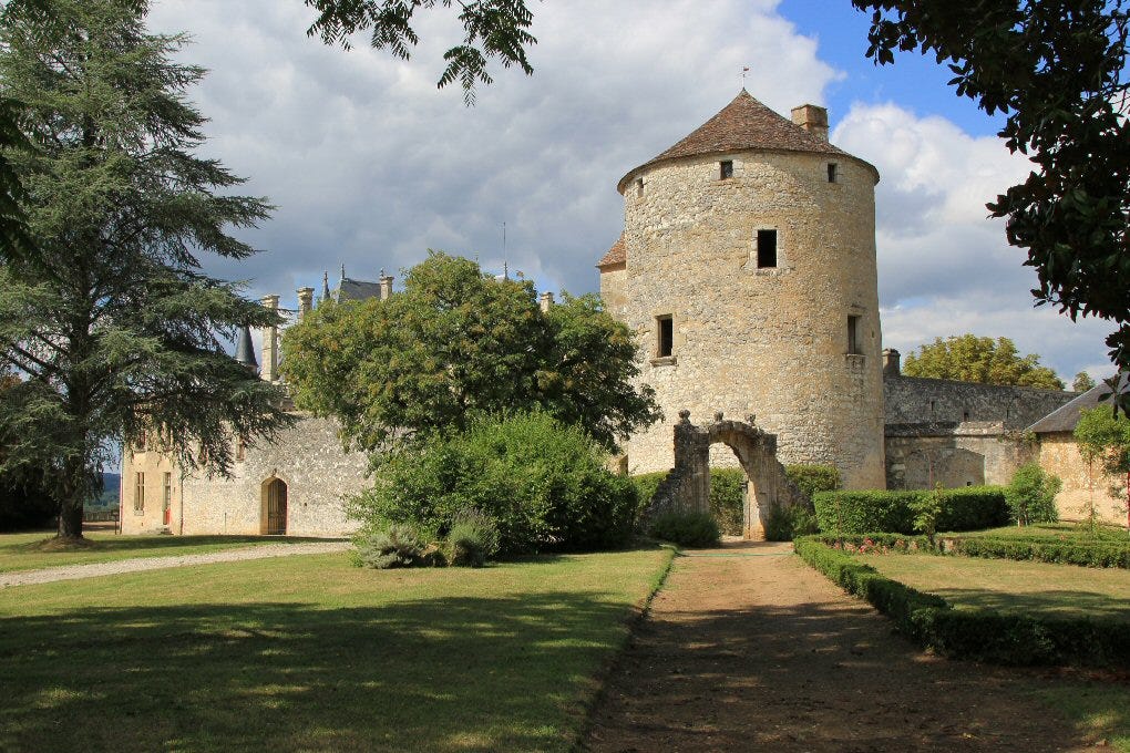 chateau de Montaigne à Saint Michel Montaigne, ouvert au public