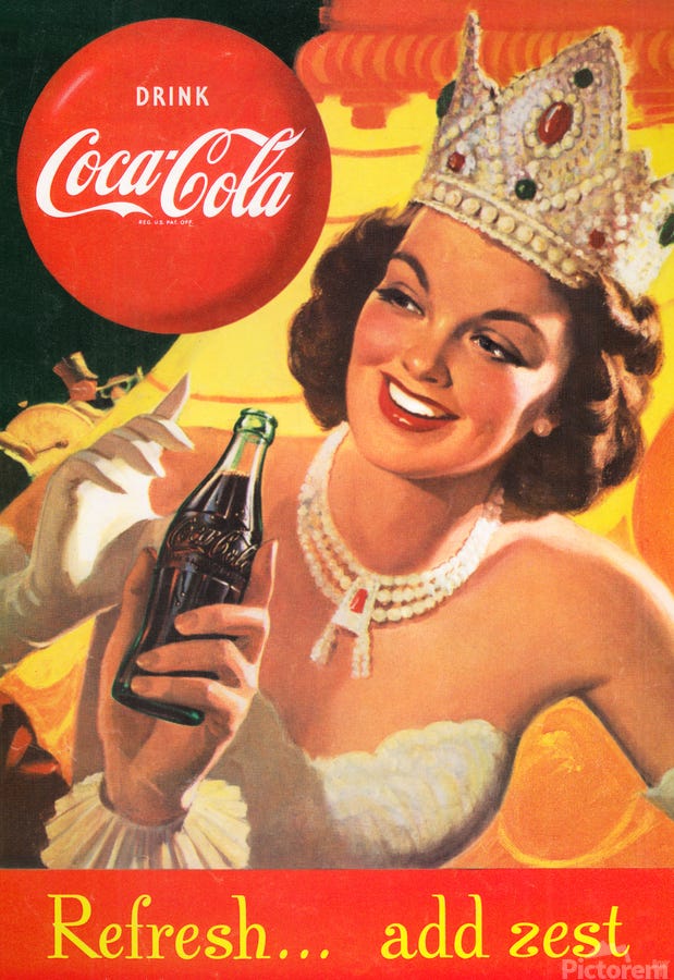 1964 Coke Advertisement Vintage Coca-Cola Ad - Row One Brand