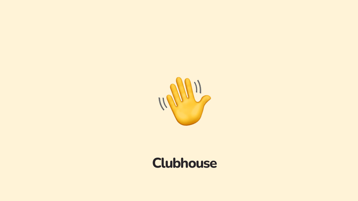 gif of Clubhouse logo. Clubhouse has been reportedly as not available in Tanzania