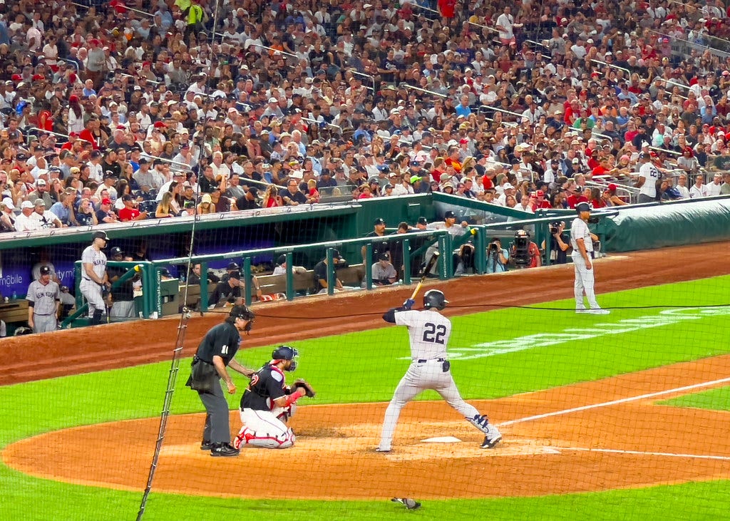 'Yankees RF Juan Soto at Bat' -- Nationals Park SE Washington (DC) August 27, 2024 'Yankees RF Juan Soto at Bat' -- Nationals Park SE Washington (DC) August 27, 2024