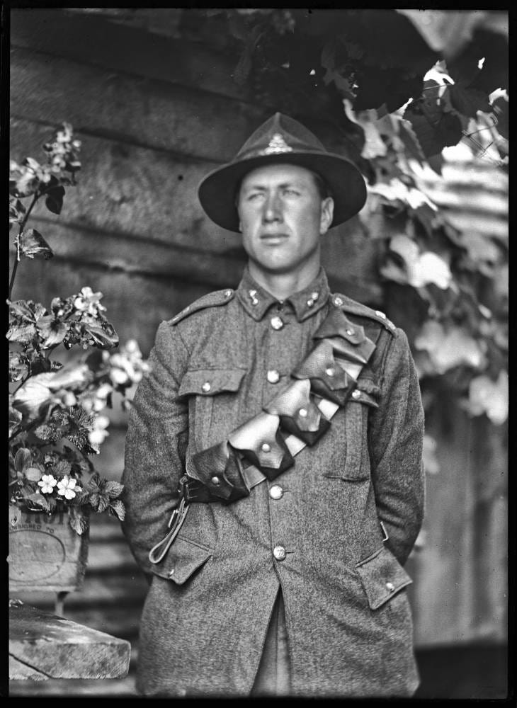 World War I soldier, 1910s