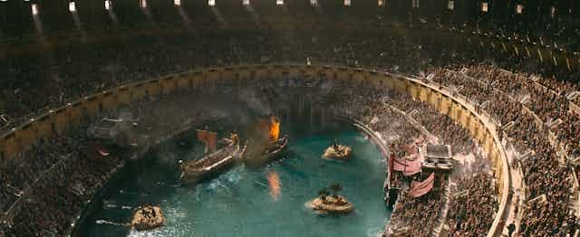 Gladiator II features a naval battle held in the Colosseum. These brutal  spectacles really happened