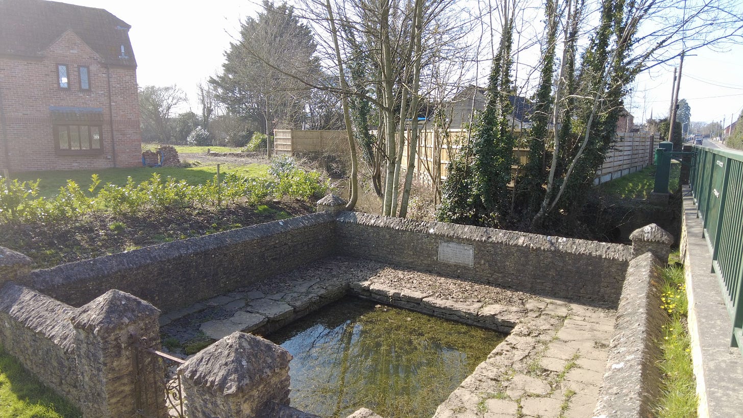 The open-air baptism pool, Southwick, Wiltshire