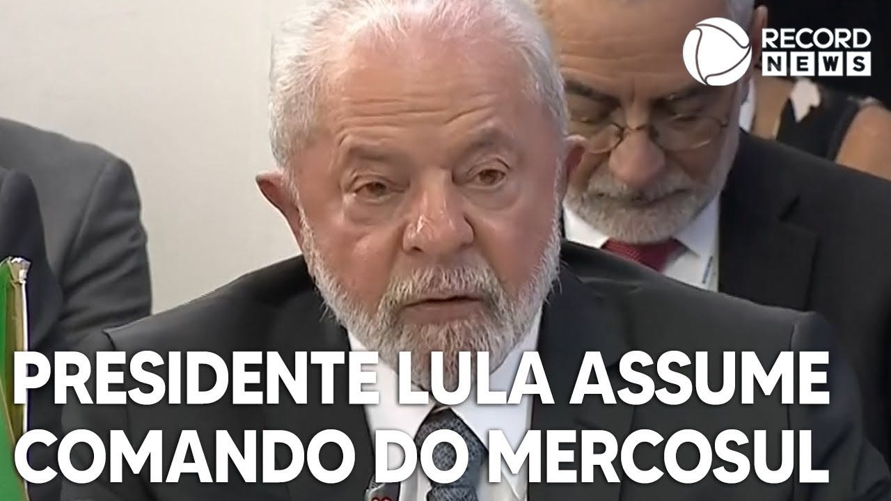 Presidente Lula assume comando do Mercosul - YouTube
