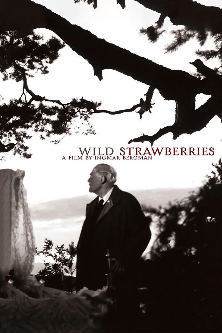 Wild Strawberries Movie Drama Romantic Print Wall Art Home - POSTER 20"x30"