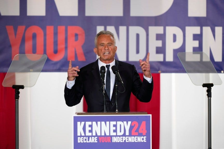 Robert F. Kennedy Jr. will run for president as an independent and drop ...