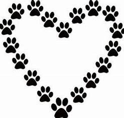 Image result for clip art paw prints beautiful