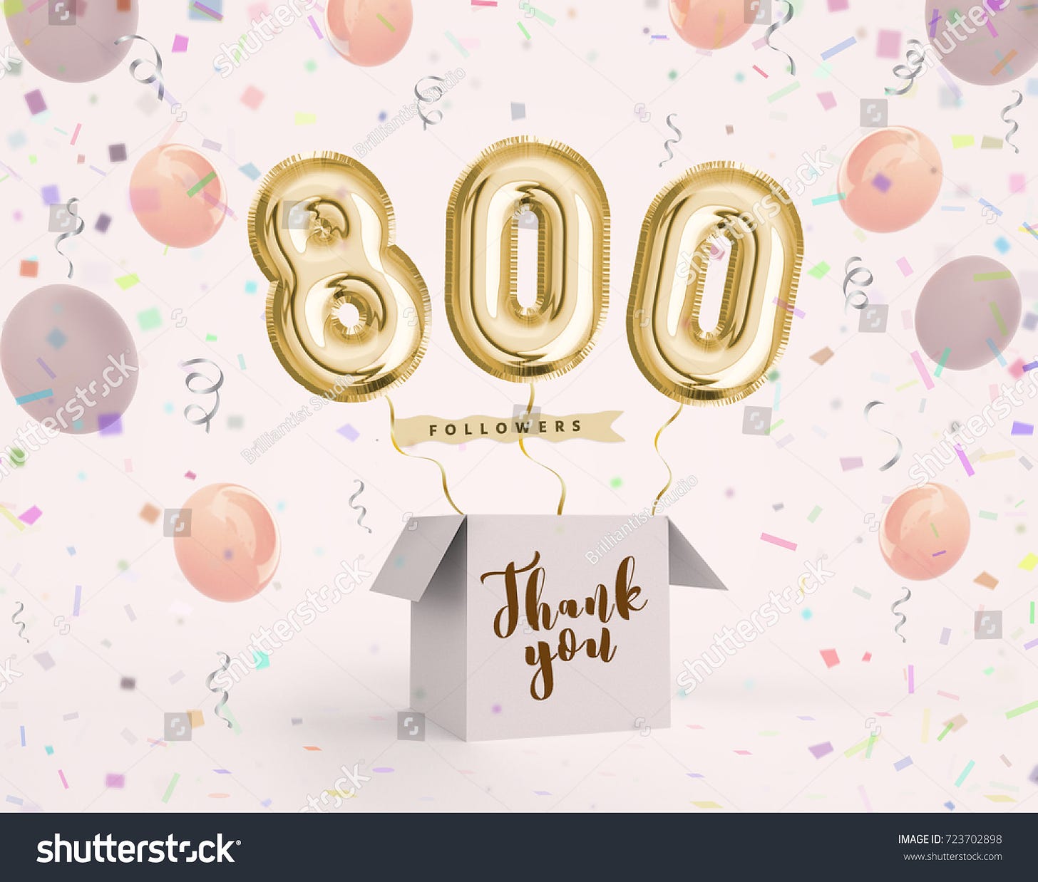 800 Follower 800 Like Thank You Stock Illustration 723702898 | Shutterstock