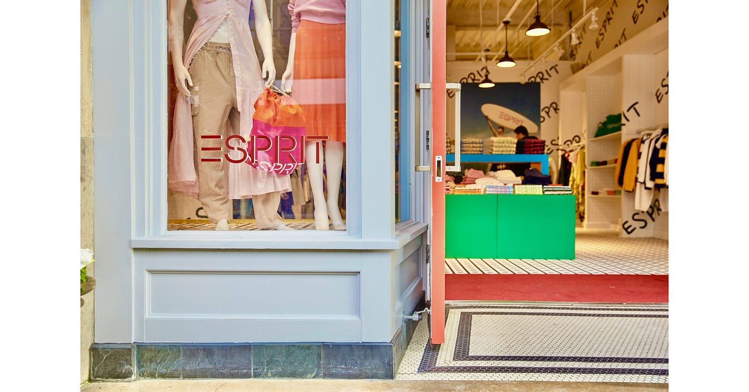 ESPRIT Opens New Pop Up at The Grove in Los Angeles