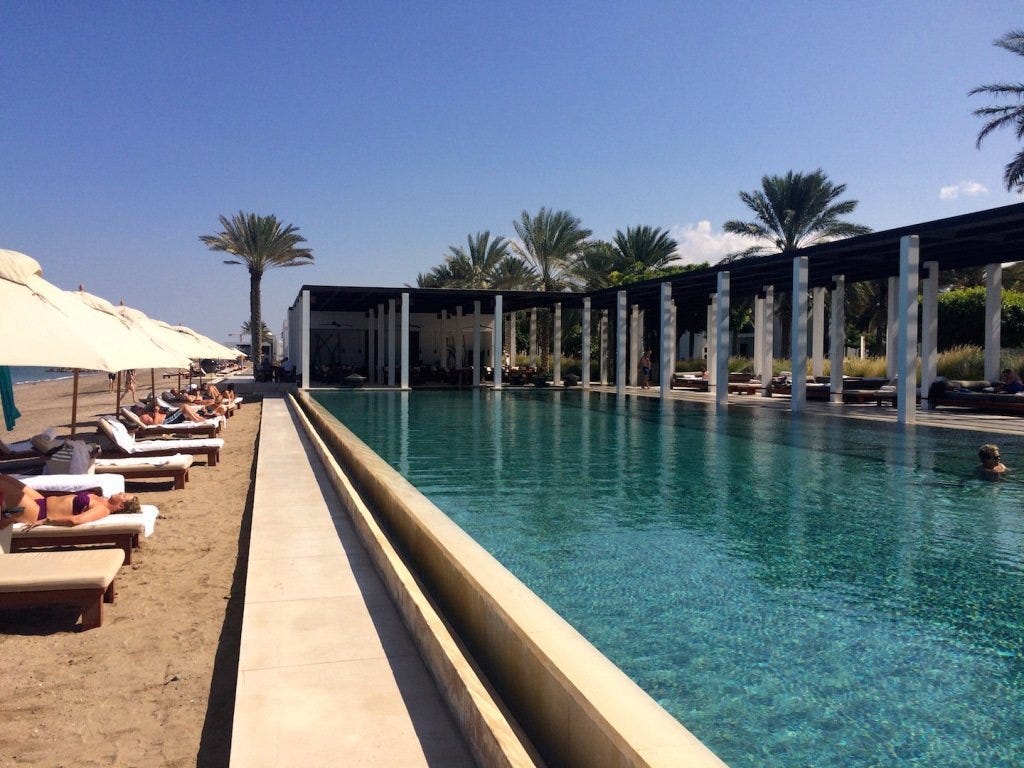 The Chedi pool