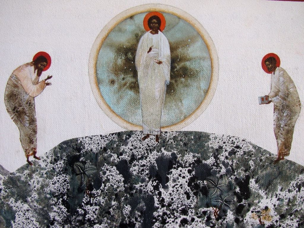 Brian Zahnd on X: "It's #TransfigurationSunday. This modern Transfiguration  icon is by Ivanka Demchuk. She lives in Lviv, Ukraine. We have several of  her icons in our church. Today we will pray