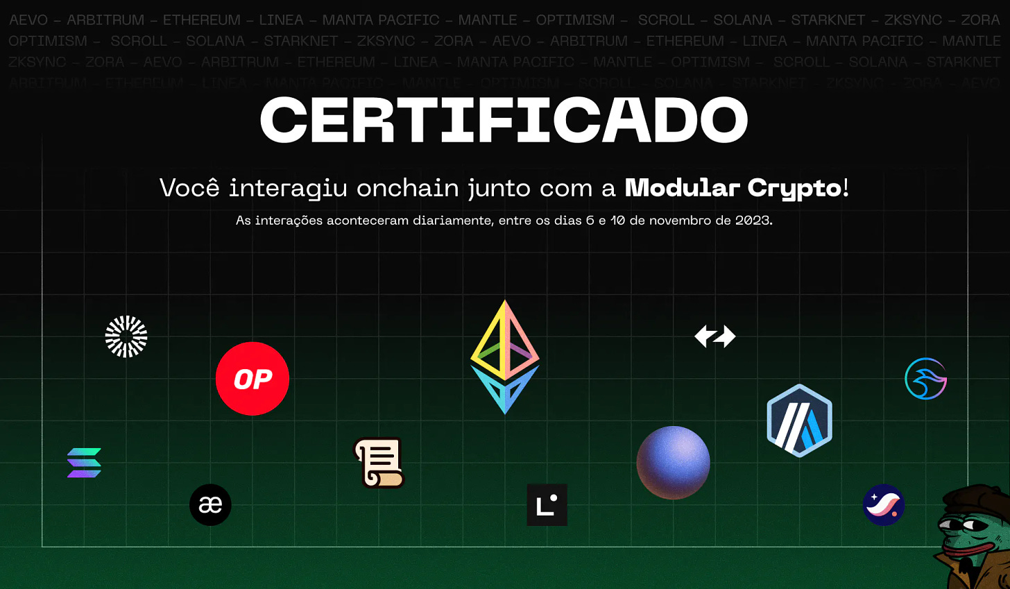 Certificado Modular Crypto