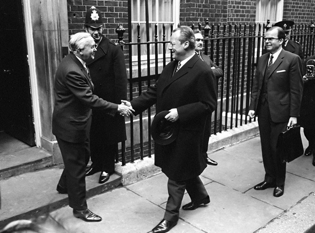 Meeting between Willy Brandt and Harold Wilson (London, 2 March 1970) -  CVCE Website